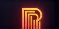 Netherlands retro style company logo